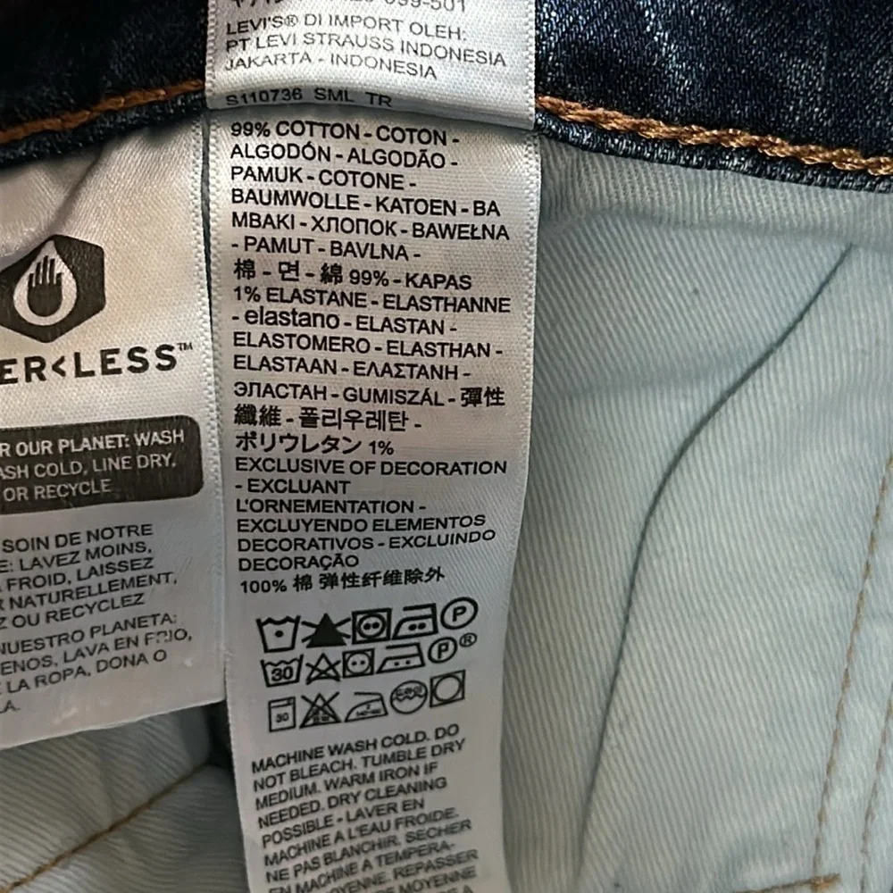 Levi's 502 Blue Denim Jeans